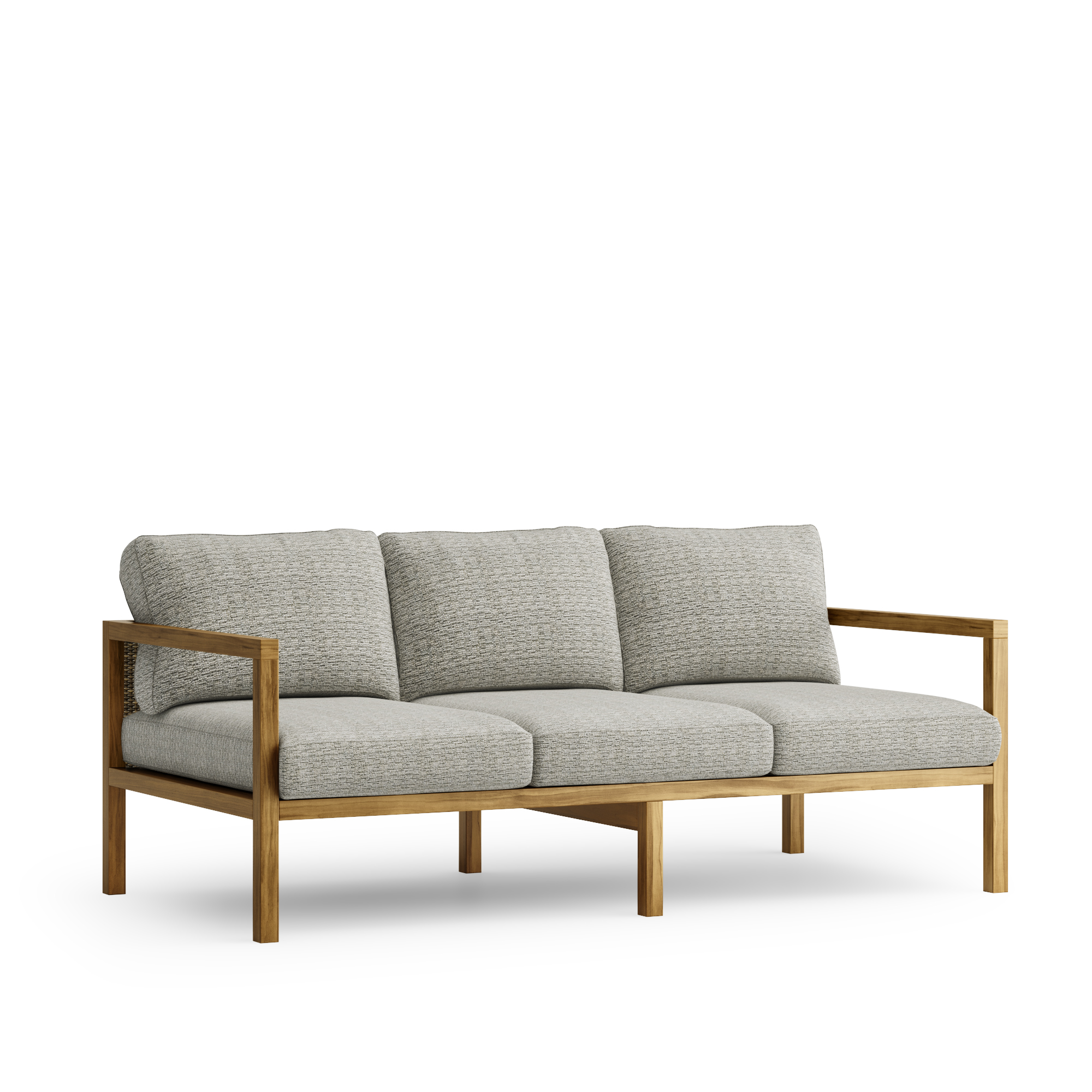 Tommy 3 Seater Sofa - Rattan